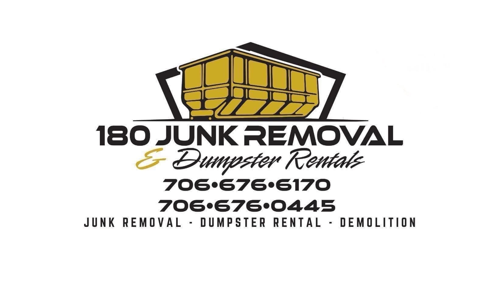 180 Junk Removal & Dumpster Rentals logo